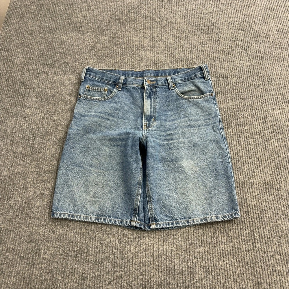 RK Brand Denim Shorts Mens 34 Blue Cotton Medium Wash Casual Workwear Style Y2K